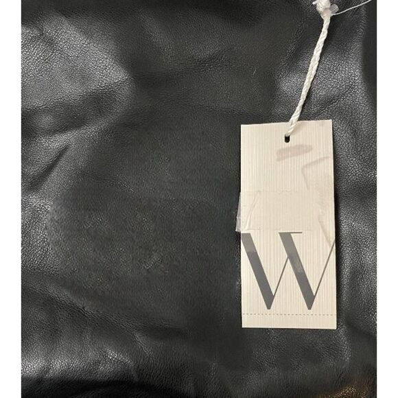 WORTHINGTON Vegan Leather Black Lined Pencil Skirt, NWT! Size XXL - Picture 4 of 5